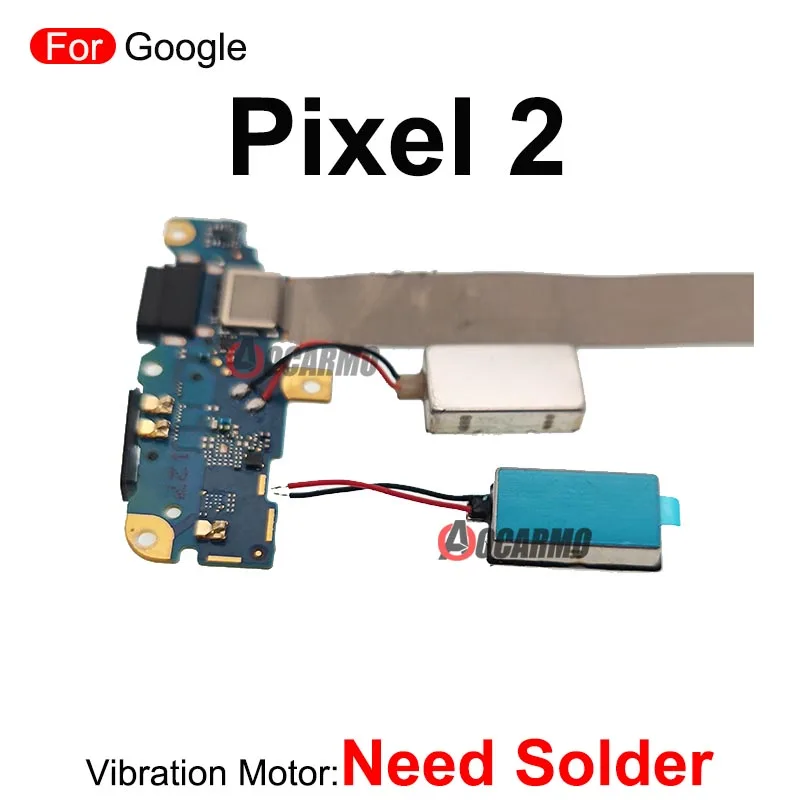 1Pcs For Google Pixel 2 4 XL 4XL Motor Vibration Module Flex Cable(Pixel 2 Need Solder )Replacement Repair Parts