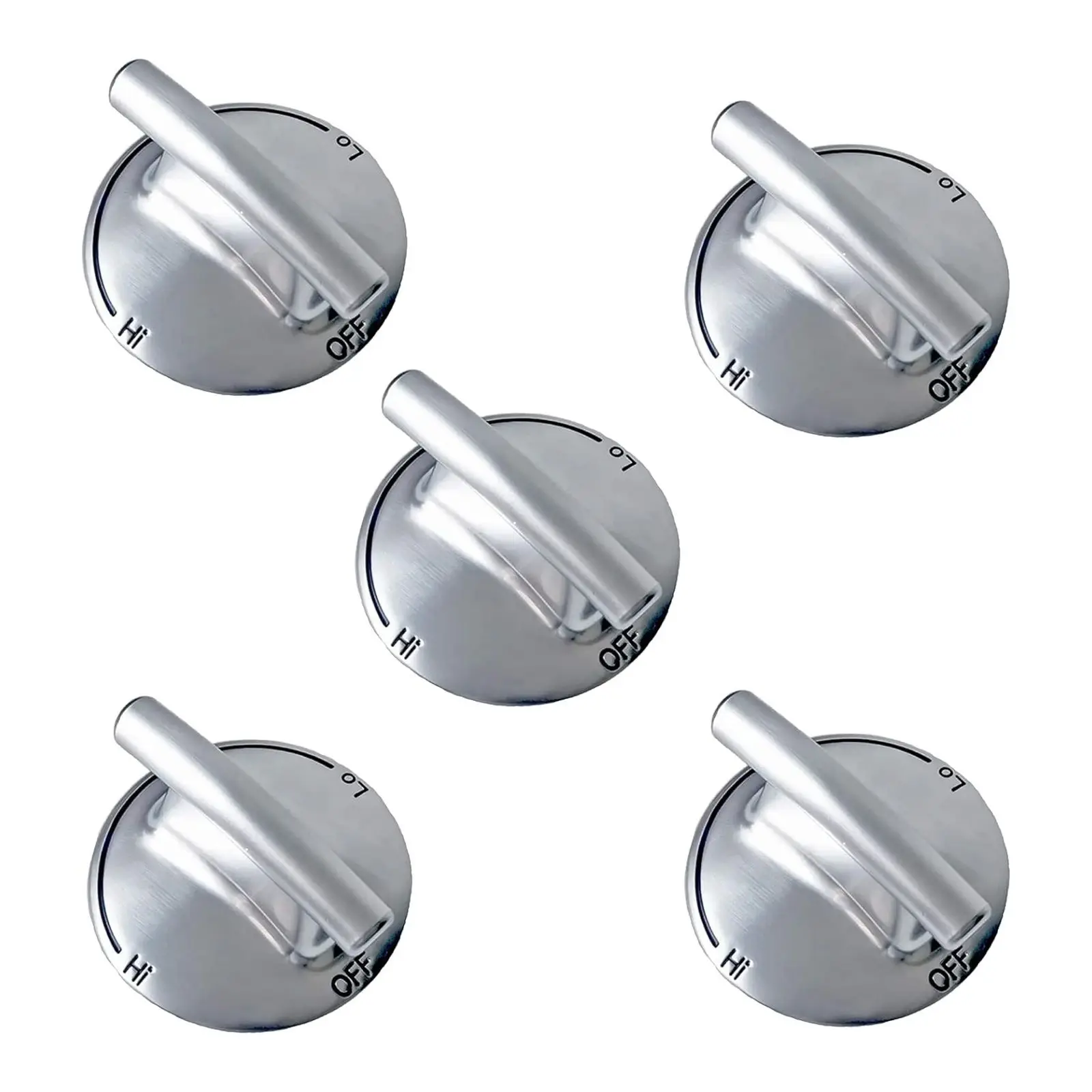 5Pcs For Maytag Gas Cooktop Stove Surface Burner Control Knobs Replacement Repair Part For KitchenAid Cooktop Accessory 74007733
