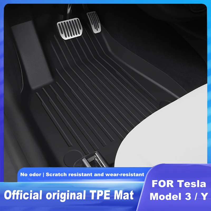 

Original Style TPE XPE Material Car Floor Mats For Tesla Model Y Model 3 Cargo Trunk Mats Waterproof All-Weather Durable Liner