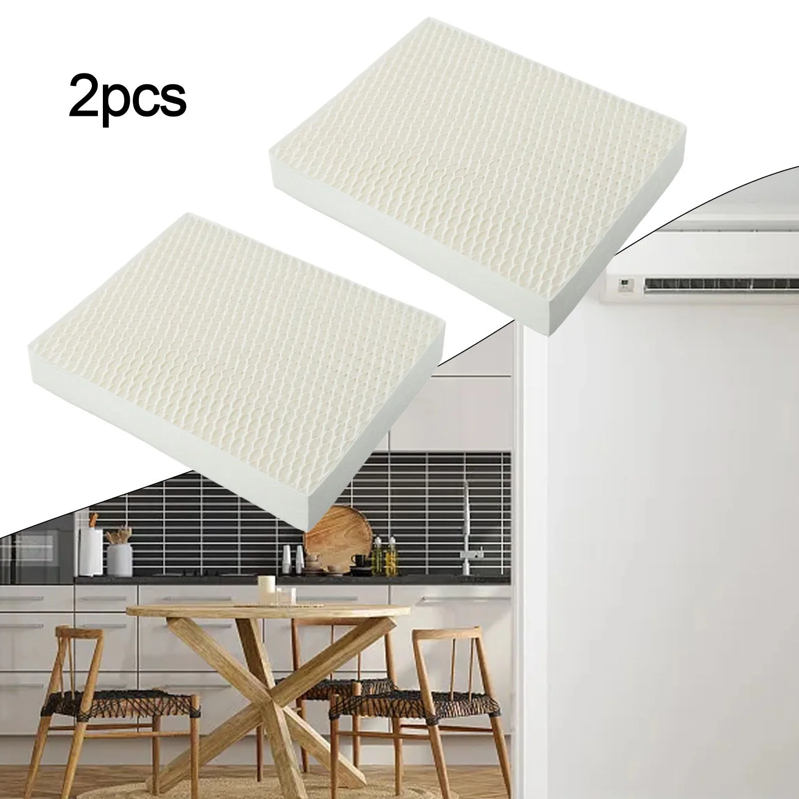 Convenient Filters Air Cleaner Filter Replacement 2Pcs Air Fresh Filtration For Oskar Humidifier O-030 O-031 Part