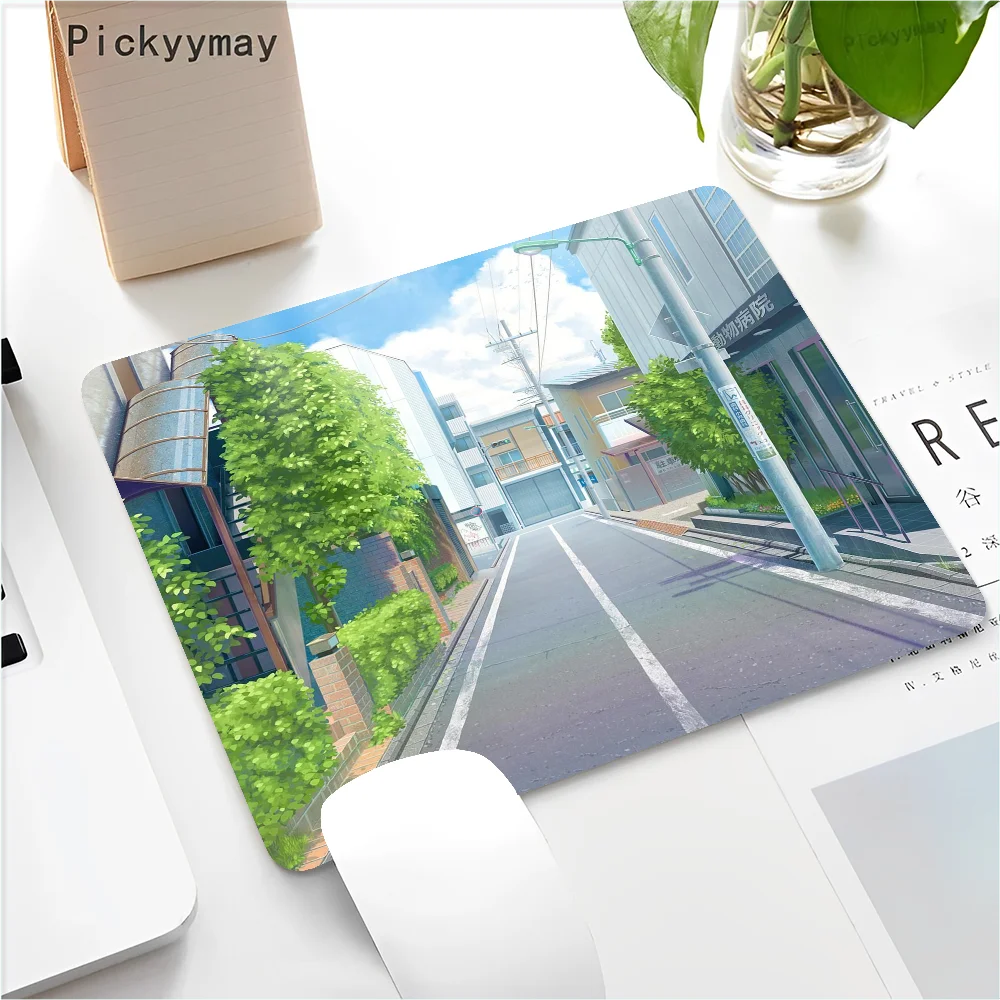 Anime Street Mousepad INS Tide Small Speed Version Game Computer Keyboard Office Table Mat Cheapest Cup Mats Deskpad Home Decor