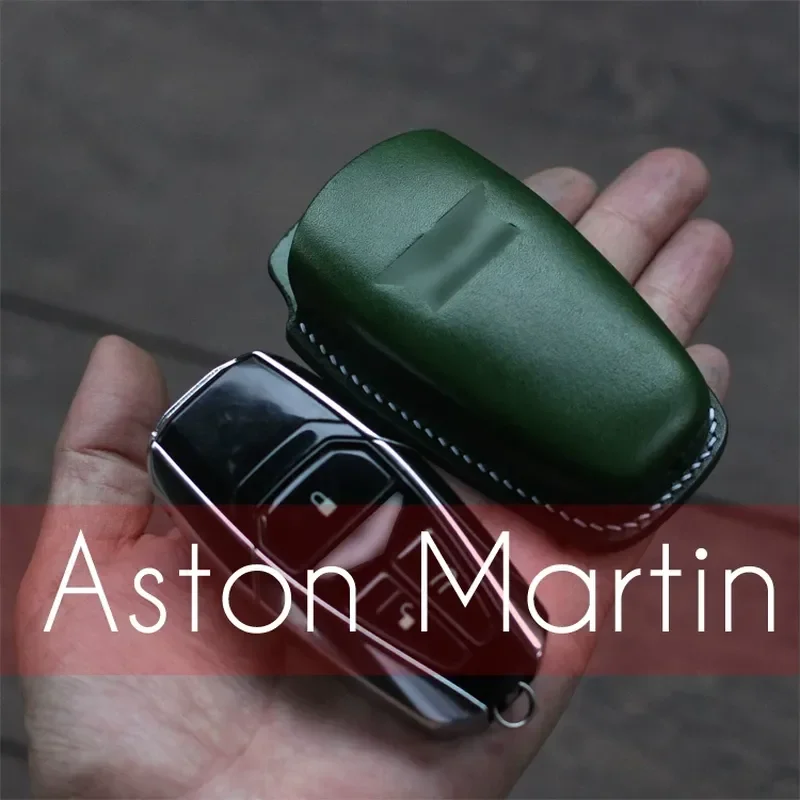 for Aston Martin DB11 V8 Vantage Leather Hand Customized 3D Simple High End Key Set