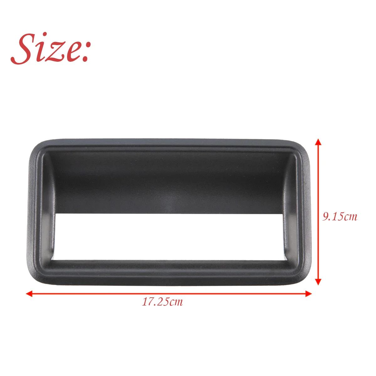 Rear Liftgate Tailgate Handle Bezel Trim Textured Black For Chevy GMC C1500 C2500 C3500 K1500 K2500 K3500 1988-1999 15991786