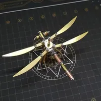 Metal Dragonfly Puzzle Model Kit - Steampunk Mechanical Insect DIY Assembly Toy, Metal Puzzle Gift for Boys