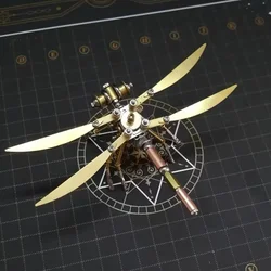 Metal Dragonfly Puzzle Model Kit - Steampunk Mechanical Insect DIY Assembly Toy, Metal Puzzle Gift for Boys