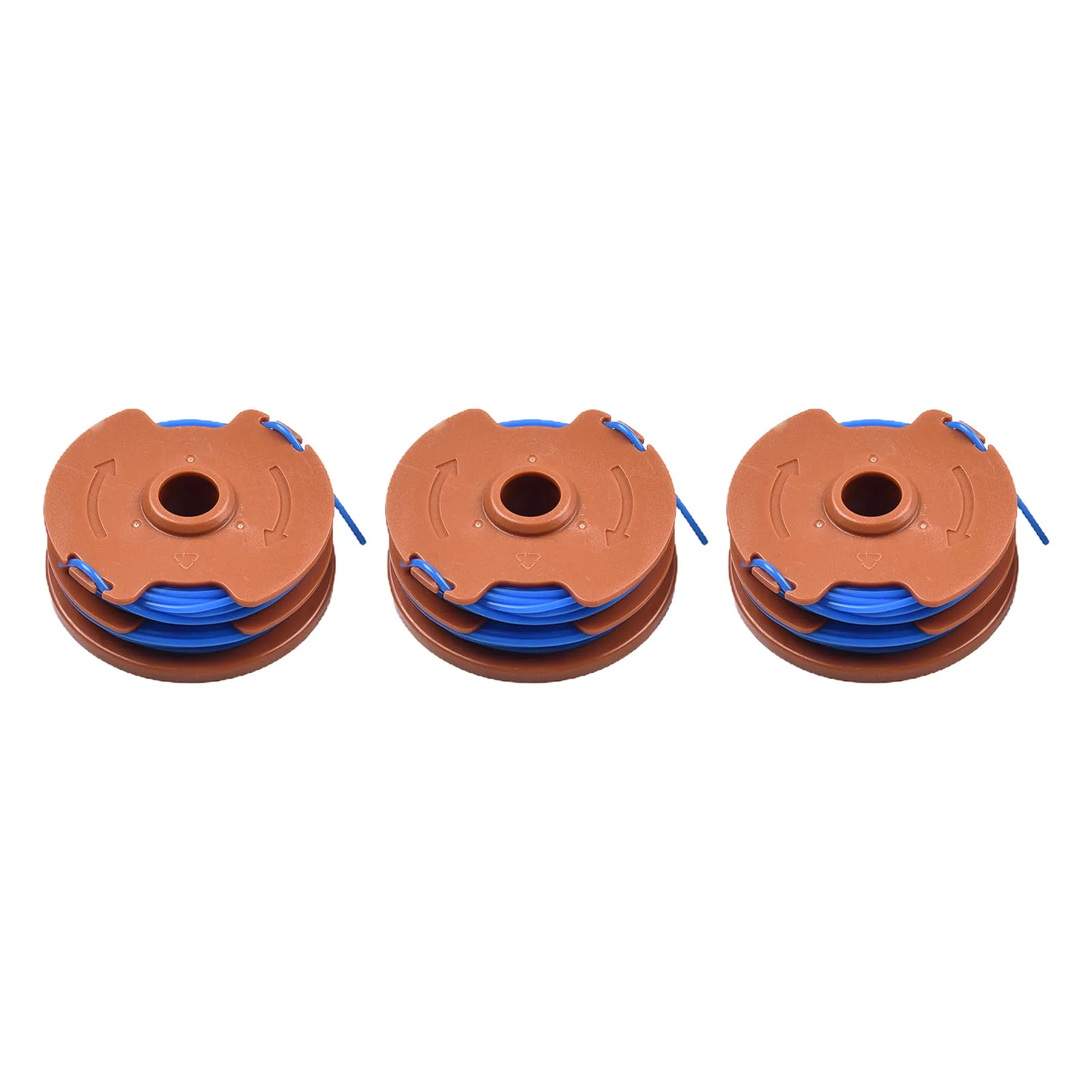 Edge Trimmer Replacement Spool Easy To Install 3pcs Delicate Orange Reduced Noise For TTB820GGT 600w High Quality