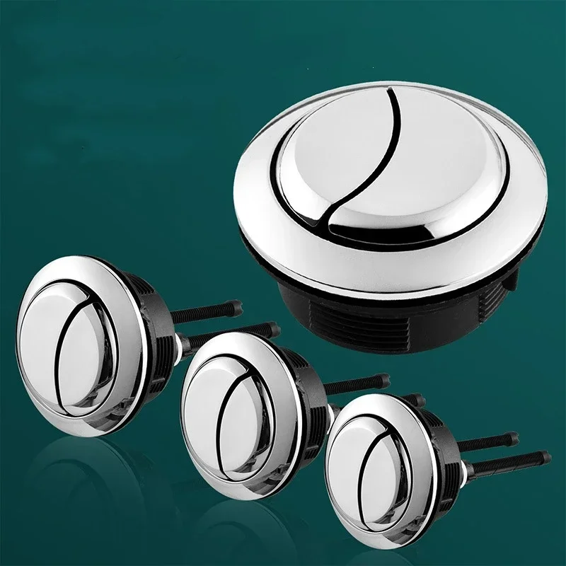 1PCS Universal Dual Flush Toilet Water Tank Button Round Flushing Valve Closestool Replace Push Buttons For Bathroom Accessories