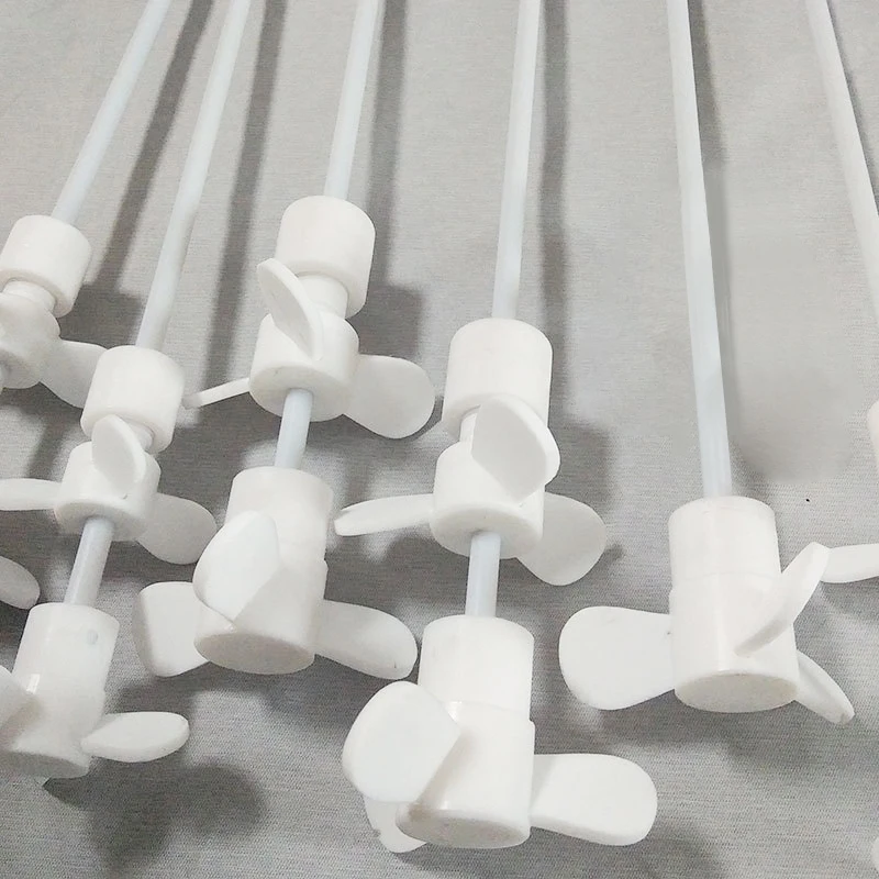 

Polytetrafluoroethylene impeller, laboratory high temperature tetrafluorine mixer, three-bladed stirrer