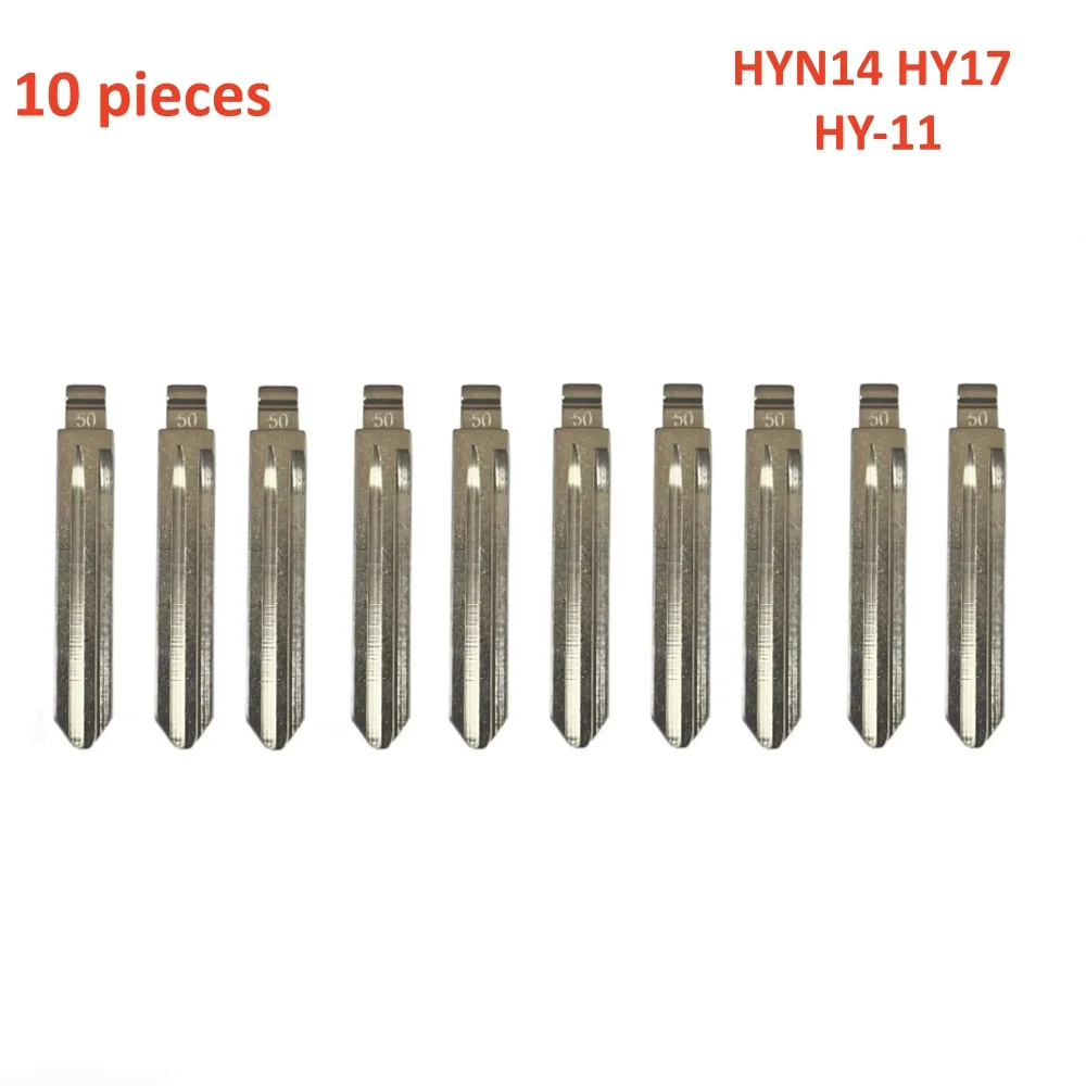 15 stks HYN14 HY17 HY-11 Flip Blanco Sleutelblad 50 #   HYN14FH voor Hyundai Tucson sleutelblad voor KD Keydiy Xhorse VVDI afstandsbedieningen