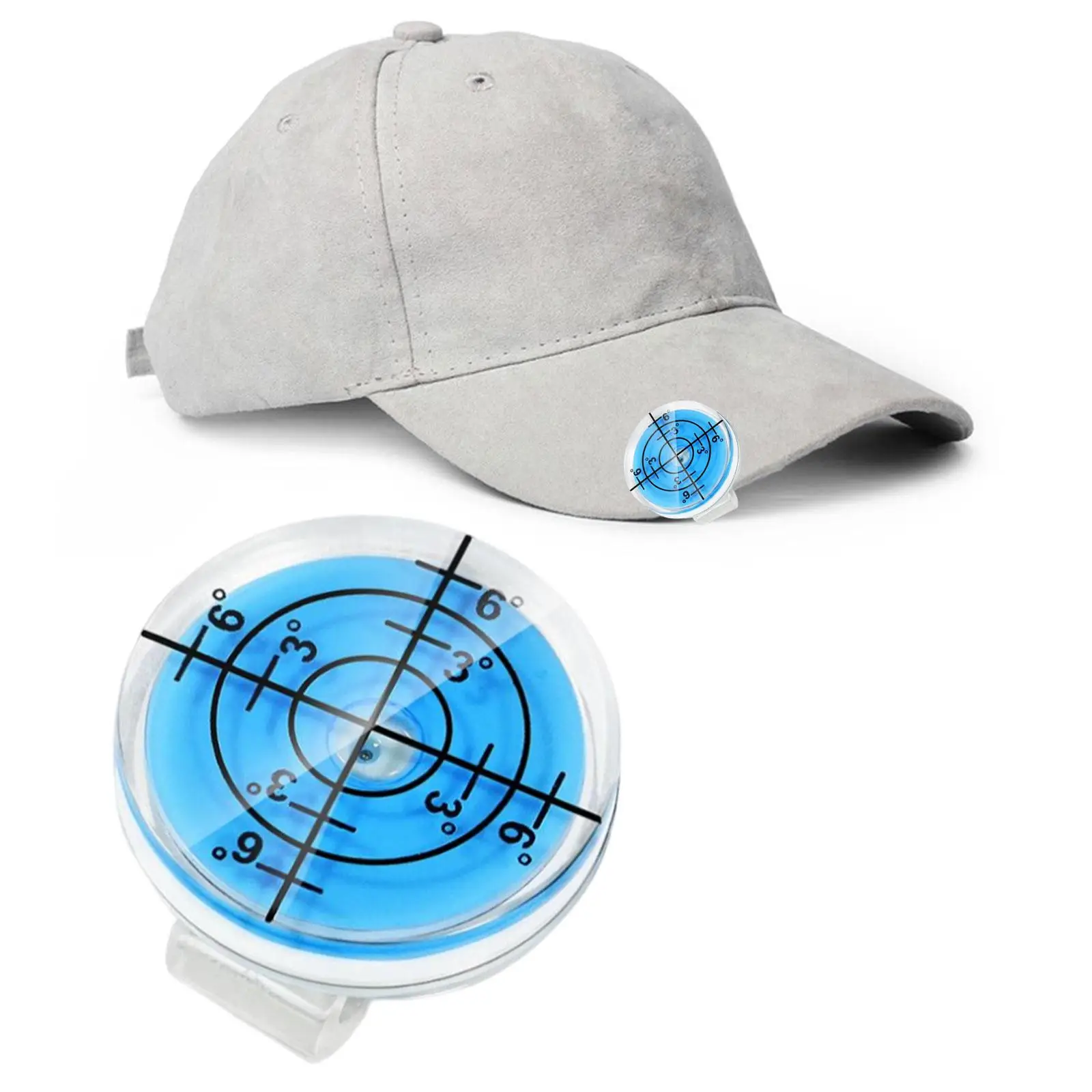 Golf Hat Clip Ball Marker Ball Mark Men Women Training Aid Stylish Cap Clip with