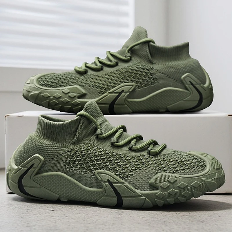 

Four Seasons Flying Weaving Sneakers Casual Shoes Versatile Breathable Commuter Socks Shoes Men's Shoes shoes for men