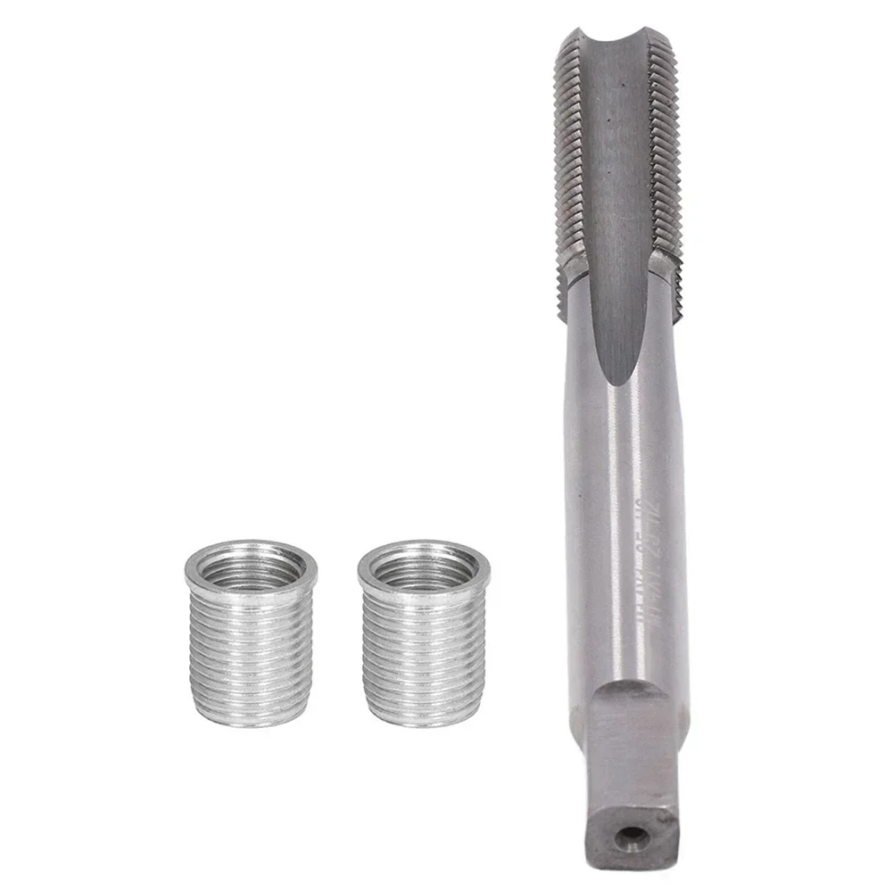 10PCS Thread Hole Repair Tools Metal M10 X 1.0 Nuts And 1PCS X1.0 Tap For Restoring Damaged Threads Repair Tools Drill Bit