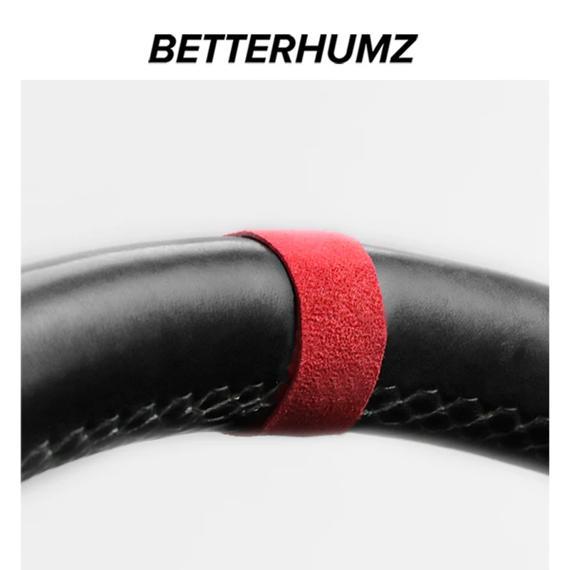 Betterhumz для Ford F-150 SVT Raptor 2015-2020, изготовлен из алькантары, верхняя накладка на руль автомобиля, наклейка, аксессуары для интерьера