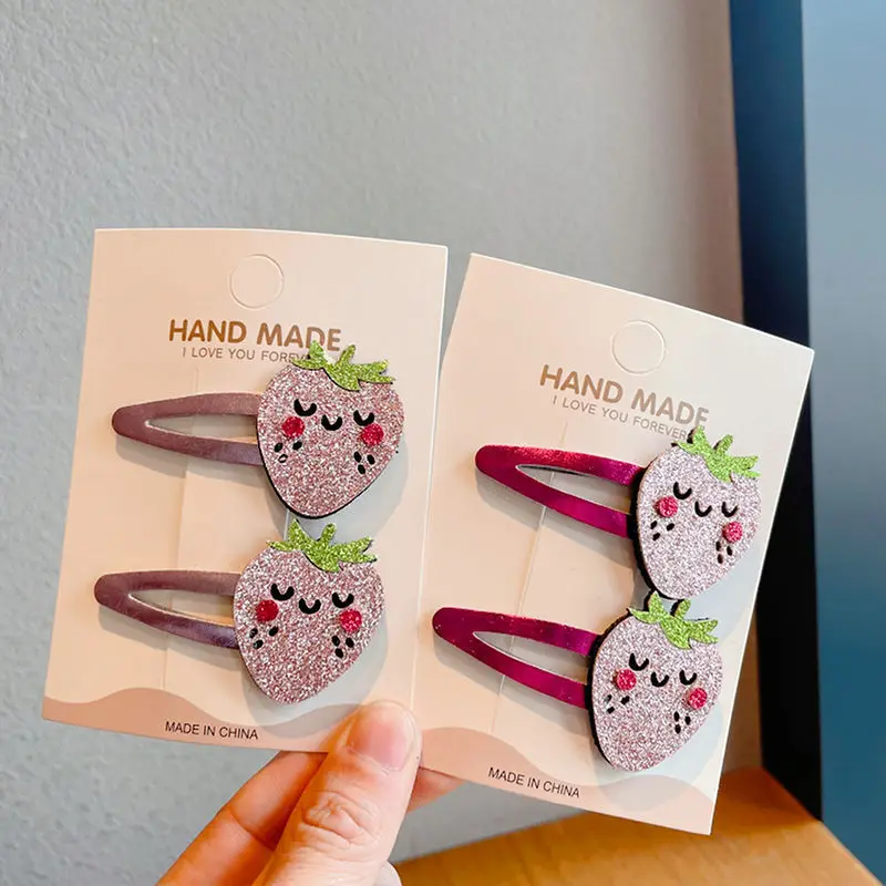 Hair Clips Metal Colorful Princess Korean Style BB Barrettes Non Slip Comfortable Grip for Girls Kids Daily Party School