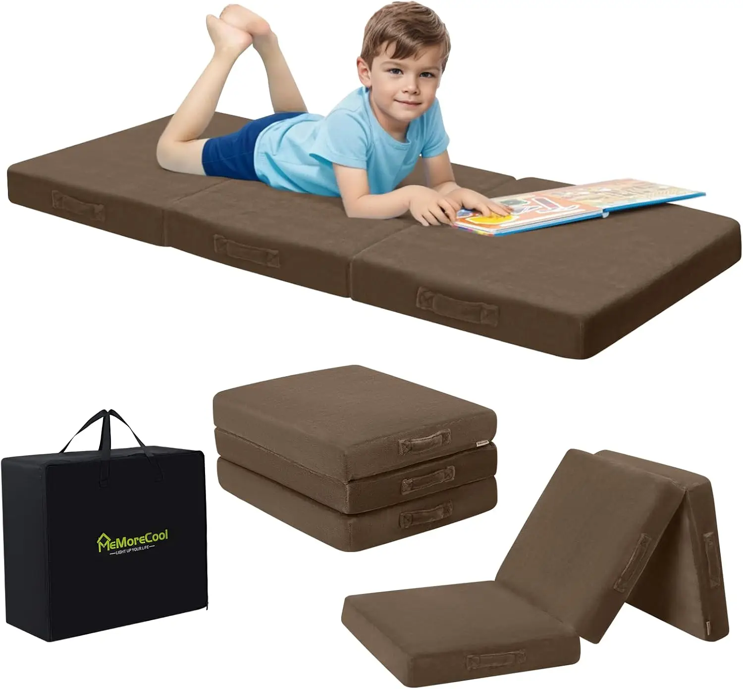 

Memorecool Foldable Floor Mattress For Kids, Toddler Floor Nap Mat For Sleeping Daycare, Small Child Foldable Mattress Floor