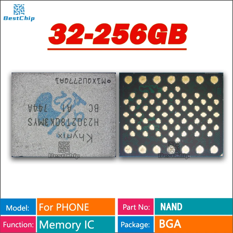 64G 128G 256GB 512G 1TB HDD NAND Memory Flash For iPhone 11 12 13 14 Series 12/13Pro/Max Mini