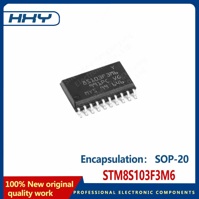 5pcs   STM8S103F3M6 package SOP-20 microcontroller chip