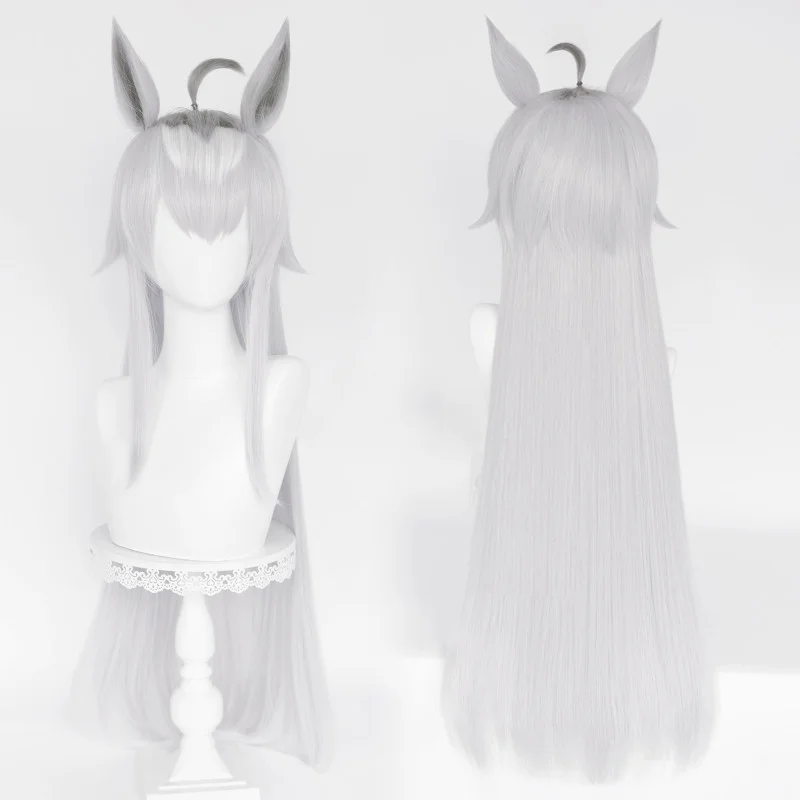 Juego Pretty Derby Oguri Cap Cosplay peluca Oguri Kyappu Cosplay pelo para fiesta de Todos los Santos adultos mujeres hombres