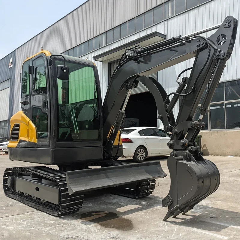 Customization Mini Crawler Hydraulic Excavator Diesel 4.0Ton Excavators Garden Digger Tools Machine Digging Tool Farm Equipment