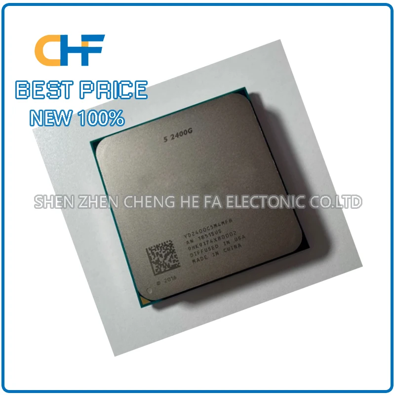 R5-2400G Four core eight threads with core display AM4 interface CPU processor