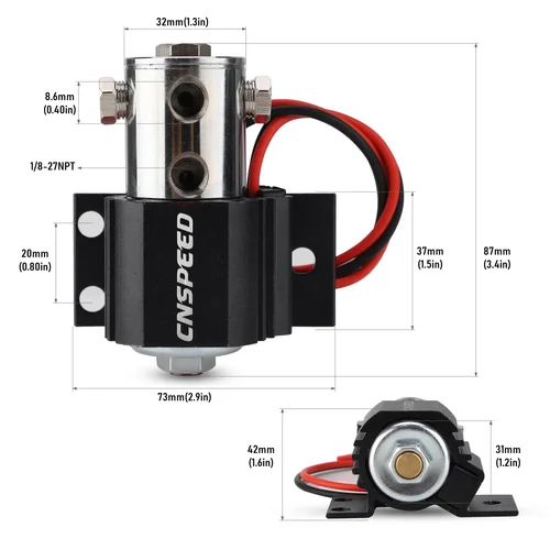 Imagen 2 del producto Kit de bloqueo de línea de freno de coche, válvula de Control de rollo, bloqueo de línea, bloqueo de freno de tipo resistente, soporte de colina de Control de rollo con luz y interruptor