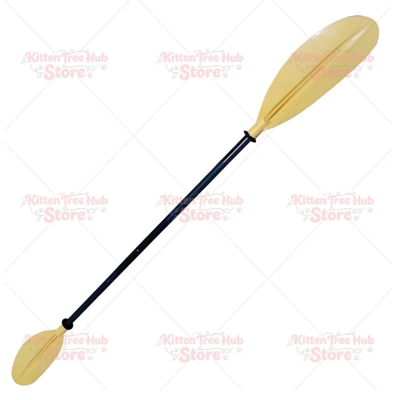 Yellow Paddle Two-stage Double-headed Paddle Leather Marine Hardware Accessories