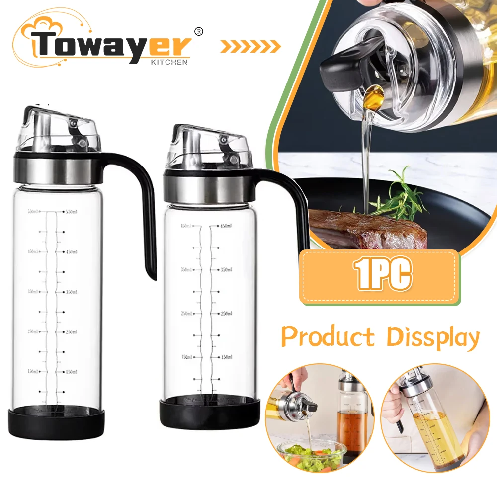 

Cooking Seasoning Bottle Dispenser Sauce Bottle Glass Storage Bottles For Spice Glass Oil Spray Vinegar Creative Kitchen Tools