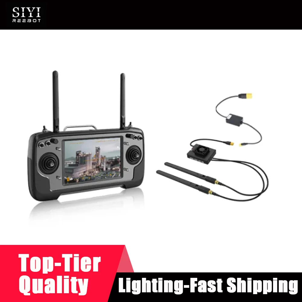 SIYI MK32 Enterprise Handheld Ground Station Smart Controller 7 Inch HD High Brightness LCD Touchscreen Dual Full HD Digital