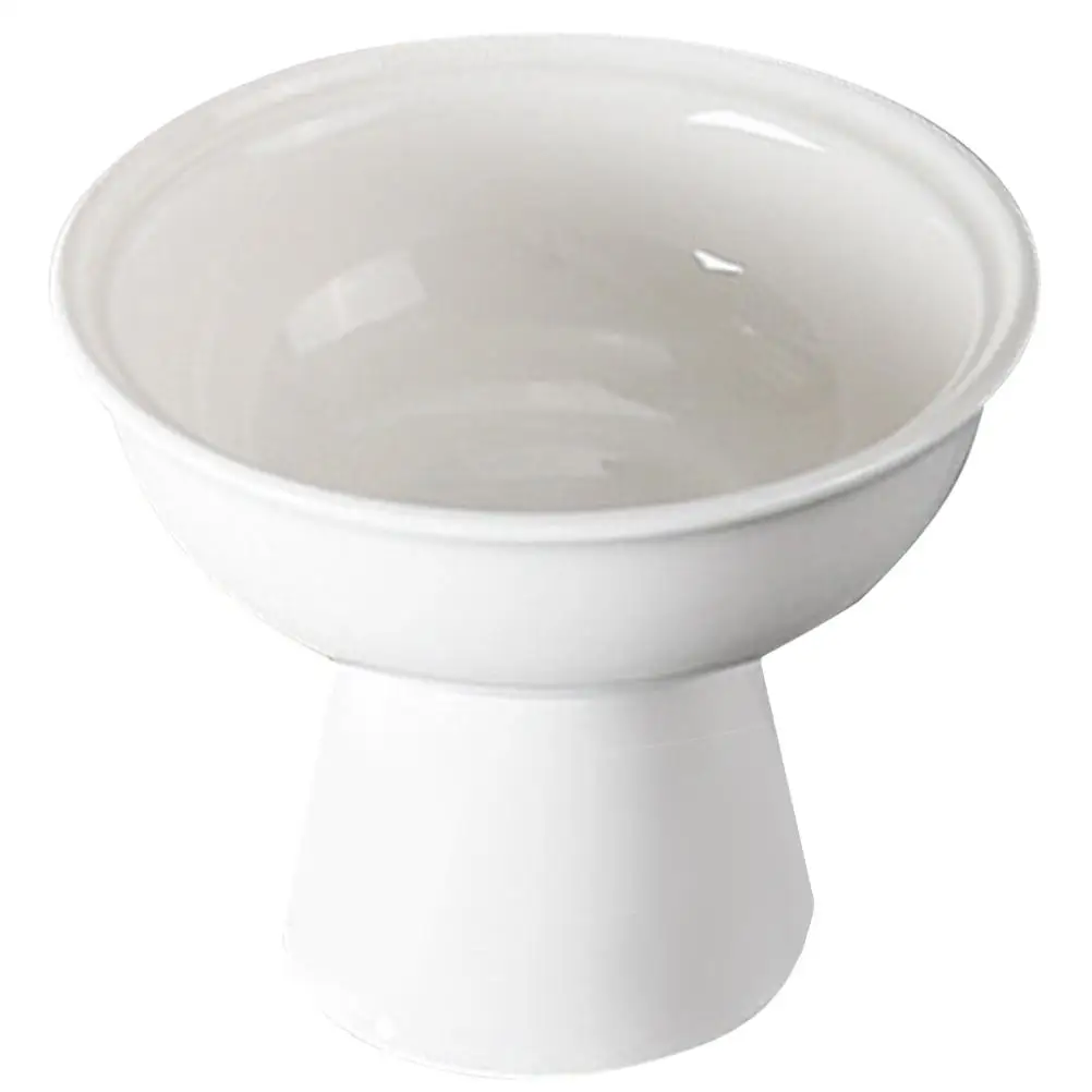 

Ceramic Bowl Dessert Serving Cup Ice Smoothie Cream Fruit Salad Holder High Base Creative Delicate Coffee Cups