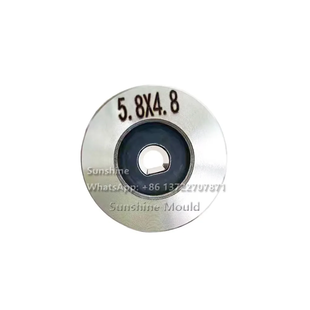 

Custom-made Shaped Wire Dies for Half Round Wire Tungsten Carbide Die Semi Round Wire 5.8mm Diameter