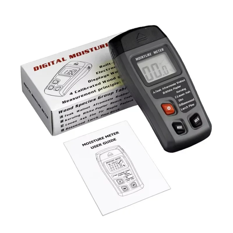 Professionele digitale LCD-meter Detector Hygrometer 0-99% vochtigheid houtvochttester