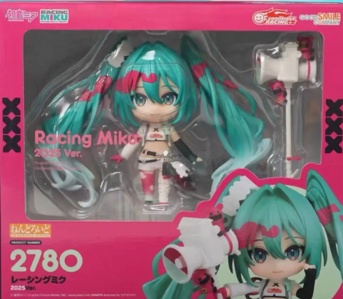 

In Stock GSC Original Box 2780 Racing Miku 2025 Ver. Anime Action Figure Model Toy Gift for Kids Foam Box Packaging