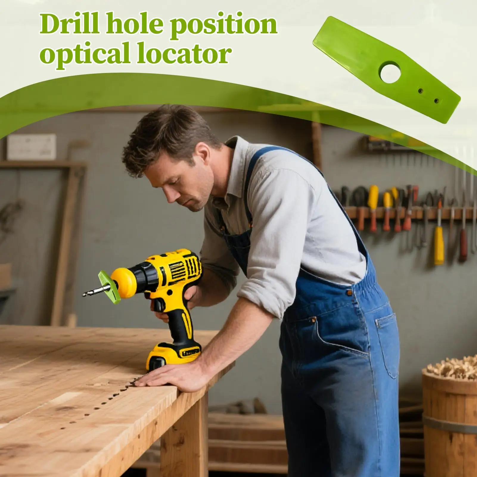 دليل الحفر لثقب الحفر اليدوي أداة محاذاة الحفر أداة تحديد موقع الحفر لتركيب درج الخزانة رف سطح الباب