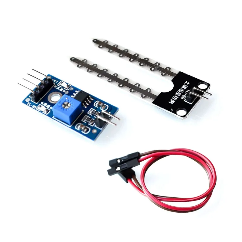 1pcs LM393 Smart Electronics Soil Moisture Hygrometer Detection Humidity Sensor Module Development Board DIY Robot Smart Car