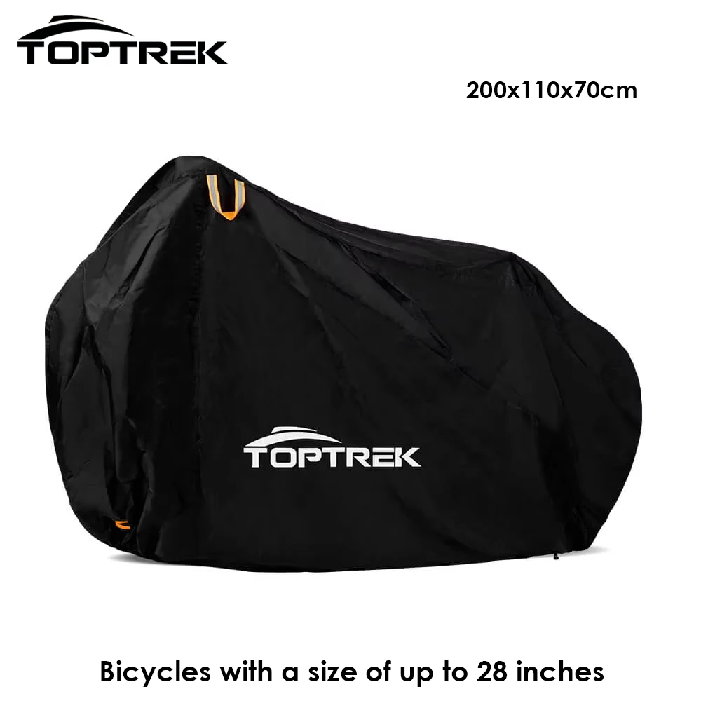 Toptrek Fietshoes Buitenopslag Waterdicht Anti-UV 210D Oxford Hoge kwaliteit Covers voor fietsen Regen Sneeuw Stofbeschermend