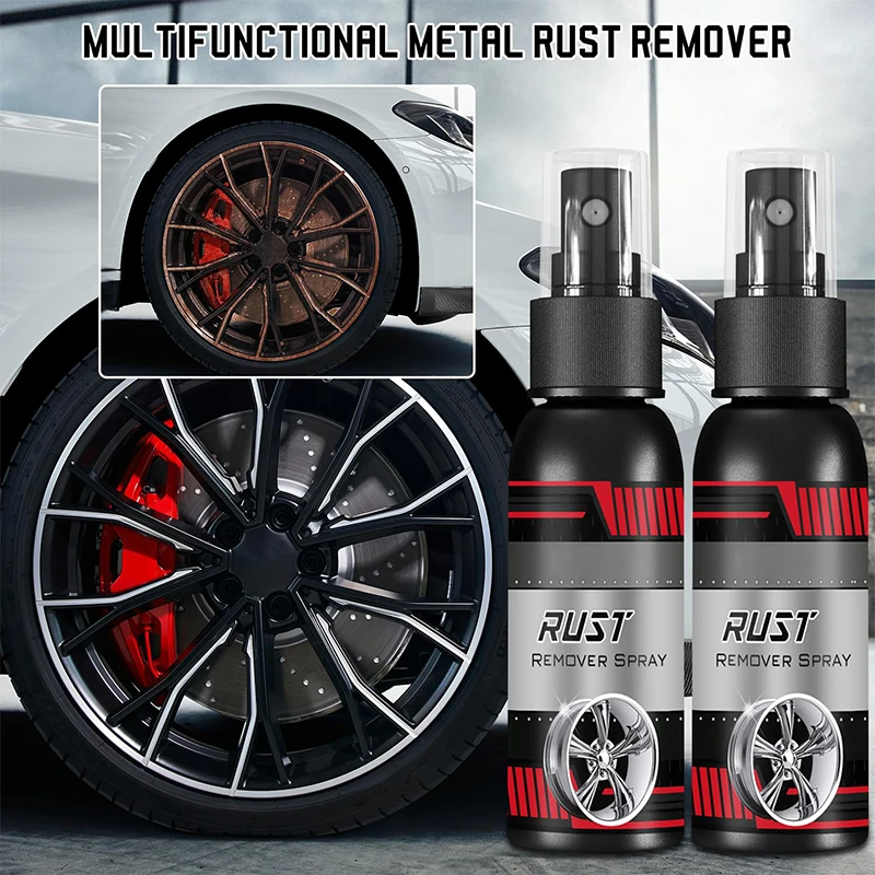 30/100ml Rust Inhibitor Car Exhaust Pipe Cleaner Tools Multipurpose Rust Remover For Car Wheels Window Motorcycle Maintenance