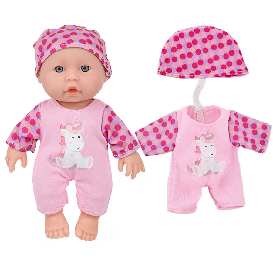 Poupées bébé Reborn en vinyle imperméable, 6.5 pouces/16,5 cm, avec vêtements, poupées réalistes, jouet pour enfants, cadeau