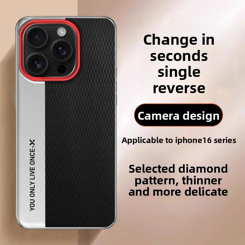New iPhone 16 Pro MAX Case  iphone16 16pro case Diamond Design Anti Drop Thin Hard Cover High End Creative Camera Protection