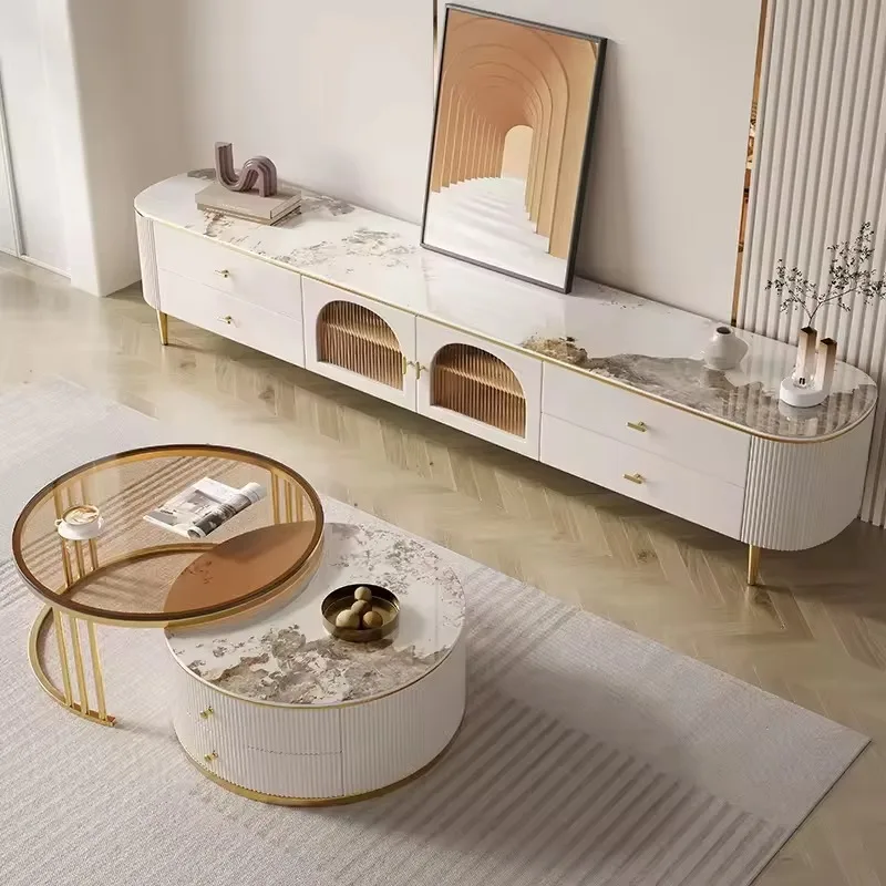 

Подставки для телевизора Современный новый стиль Шкаф для телевизора с большими ящиками