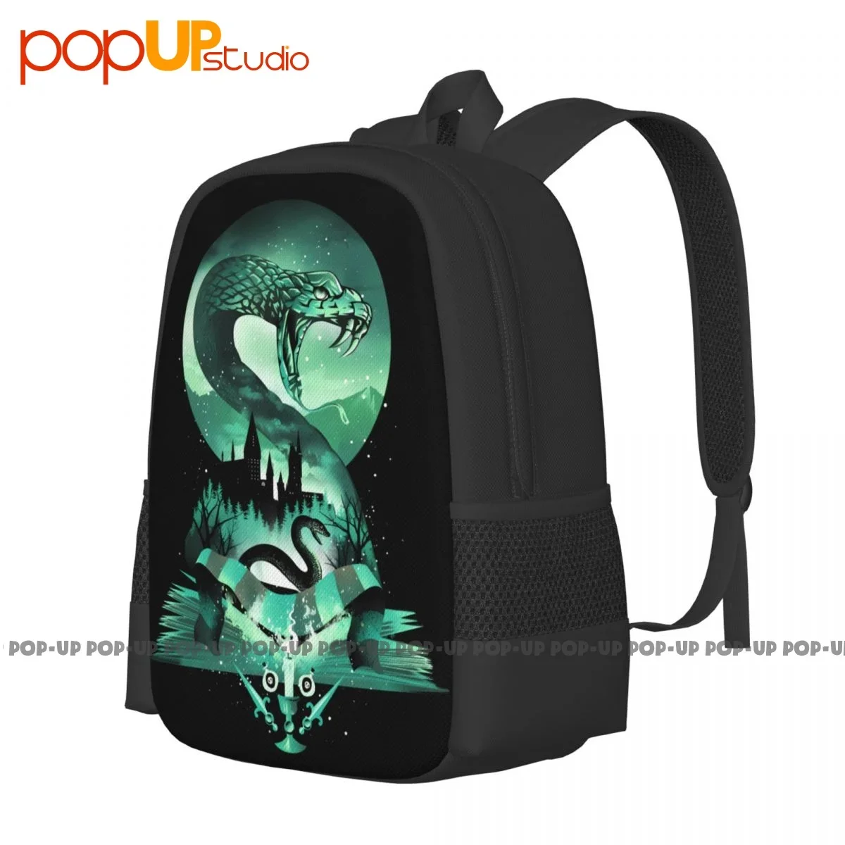 House Of Slytherin Viper Backpack Large Capacity Fashion Training Personalised Clothes Backpacks