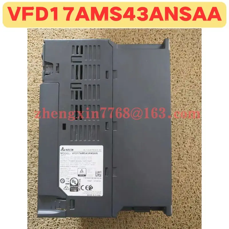 Used Frequency Converter VFD17AMS43ANSAA Normal Function Tested OK