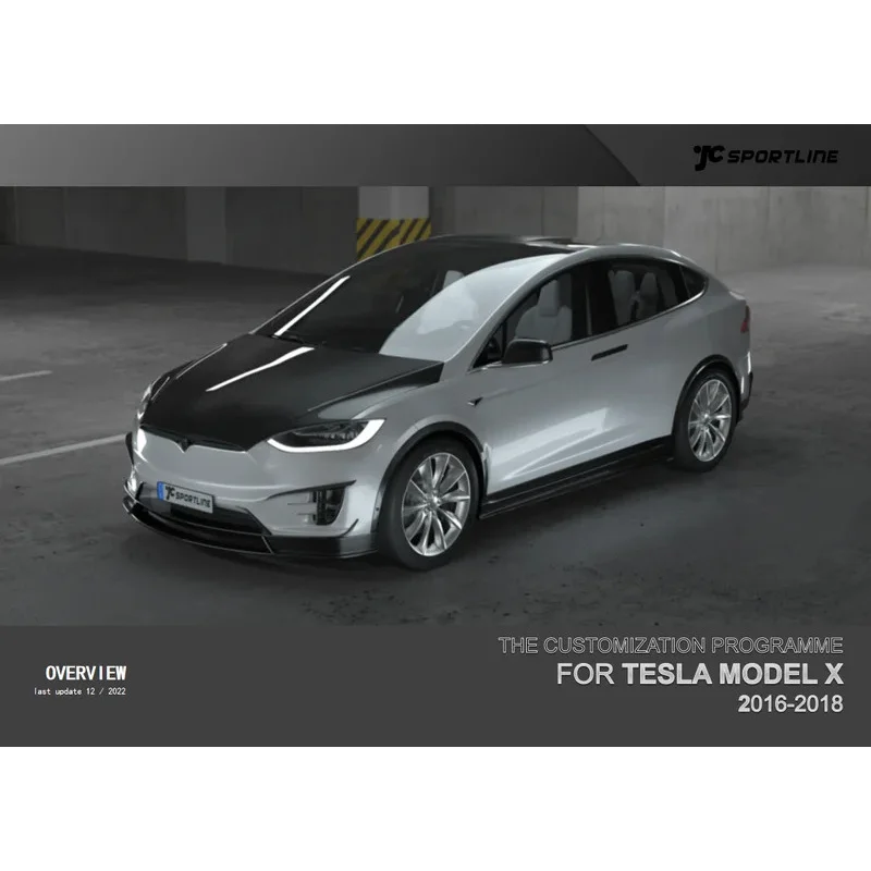 طقم الجسم Aero بالكامل طقم الجسم الخارجي موديل X 2016-2018