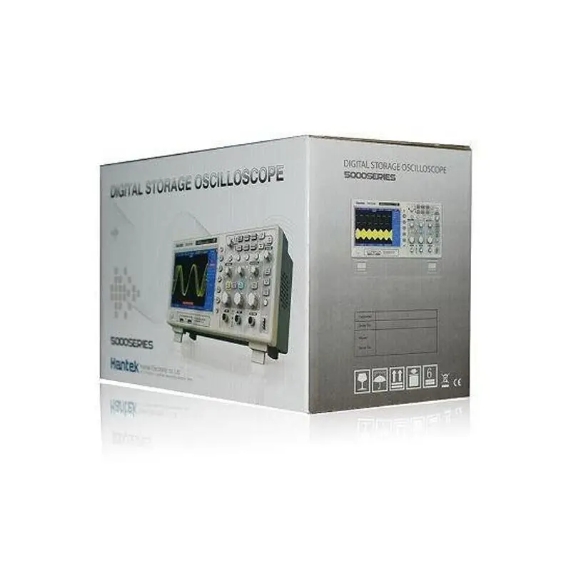 Hantek-Oscilloscope à stockage numérique DSO5072P, 70MHz, 2 canaux, 1GSa/s, longueur 24K, USB