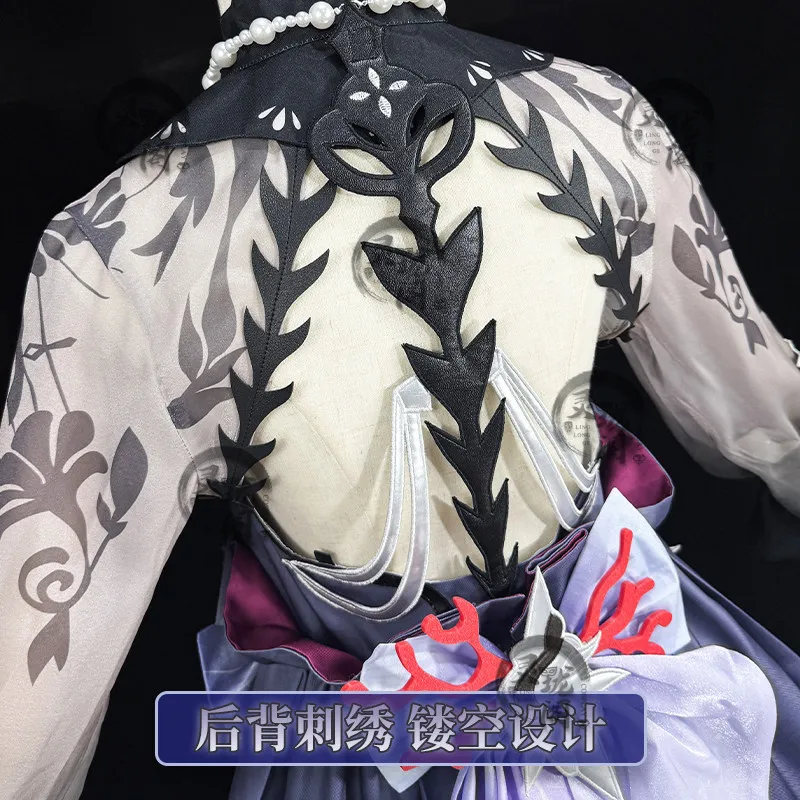 Anime Game Honkai Star Rail Hysilens Cosplay Nice Stitching Costume Wig Dress Outfit Accessories Women Halloween Role play Party - view 6