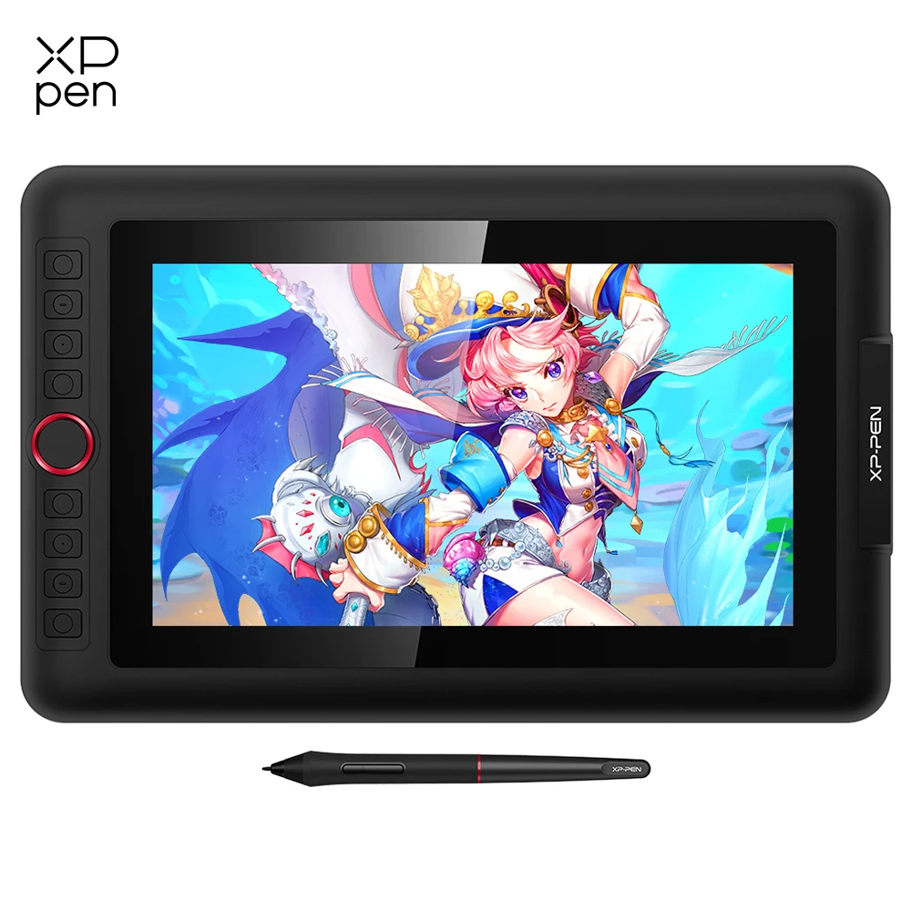 XPPen Artist 12 Pro 11,6-calowy Tablet Graficzny z Ekranem, Monitor do Rysowania, Animacji i Sztuki Cyfrowej z Funkcją Pochylenia i 8192 Poziomami Nacisku