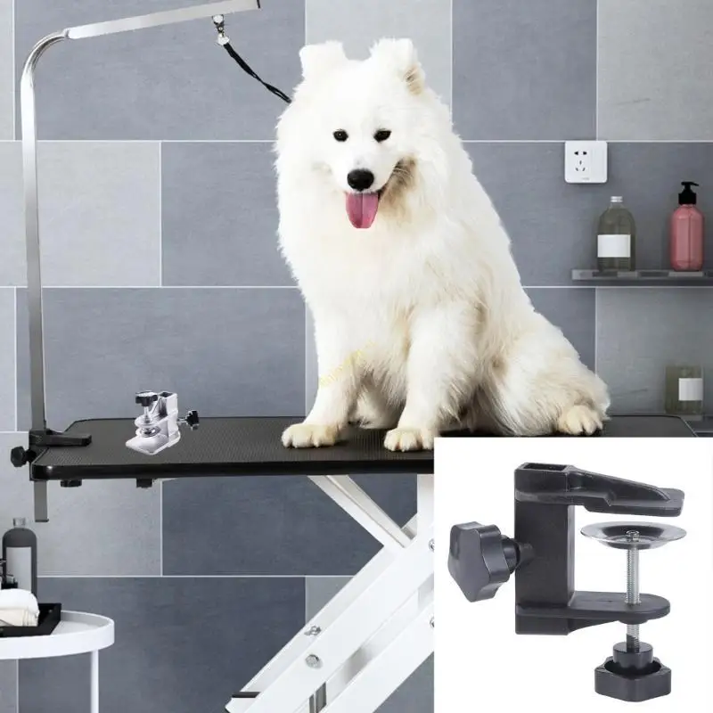 Support Clamp Grooming Table Arm Clip Adjusts Positioning During