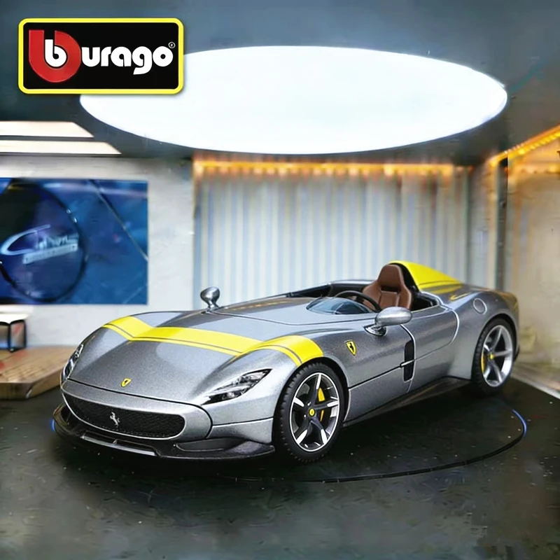 

Bburago 1:24 Ferrari Monza SP1 Alloy Concept Sports Car Model Diecasts Metal Racing Vehicles Car Model Simulation Kids Toys Gift