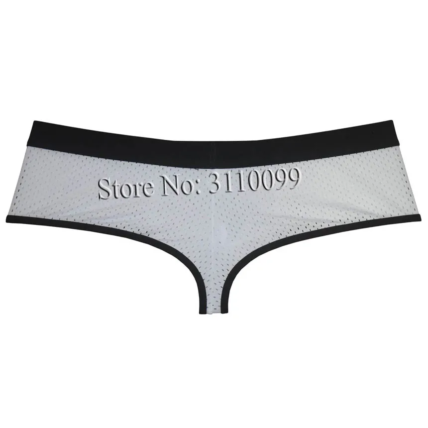 Men's Breath Holes Cheeky Pouch Boxers Briefs Brazilain Bikini Underwear - Image 2