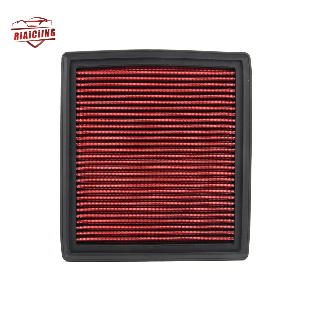 Replacement Panel Sport Air Filter for Mitsubishi Pajero 34 Shogun Montero V6 2000-2017 Washable High Flow Air Filter