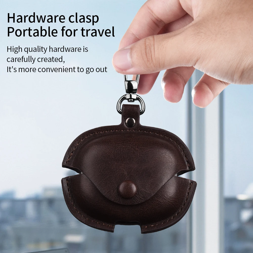 2025 Redmi Buds 6 pro 케이스의 새로운 기능 Redmi Buds 6pro 케이스 용 가죽 비즈니스 이어폰 케이스 헤드셋 쉘 헤드폰 커버